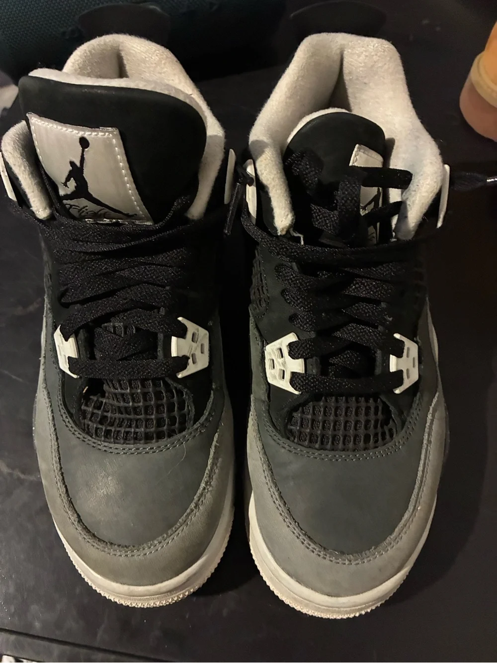 Jordan Kids' Retro Sneakers - Grey, Black, White
